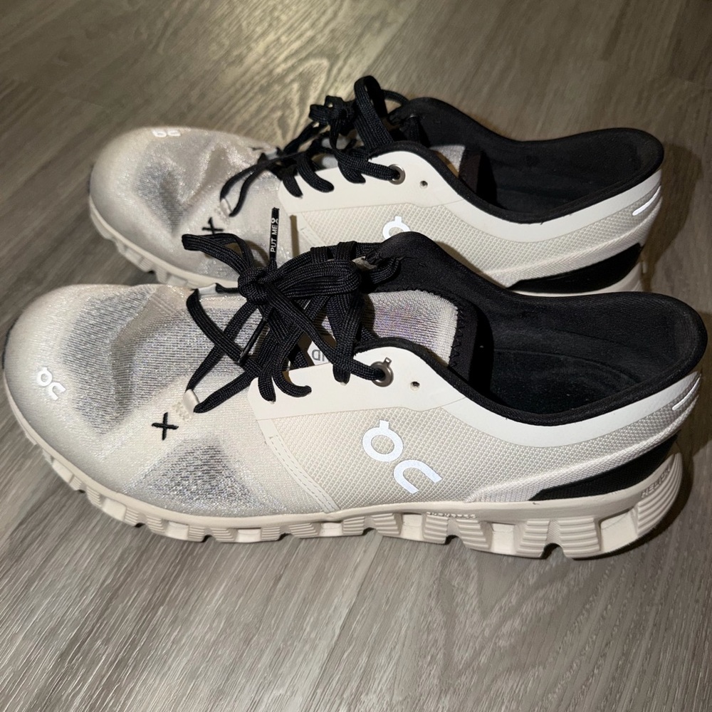 On Running Women's Cloud Sneakers in White/Black